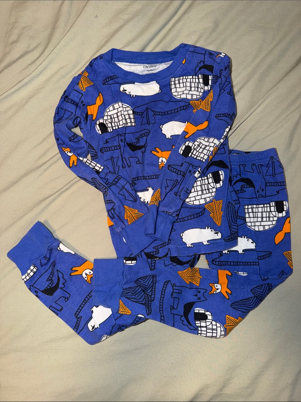 Winter Two-Piece Pajamas - 3 Pack- 4T - Picture 2 of 6